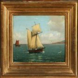 Southern Coastal Scenery by Carl Ludwig Bille