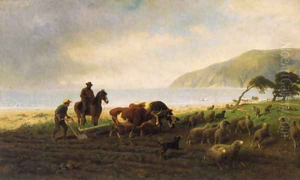 David Jacks on Horseback, Monterey Peninsula - view 1