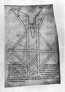Trebuchet, machine to throw arrows and javelins