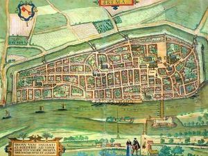 Map of Bremen from Civitates Orbis Terrarum