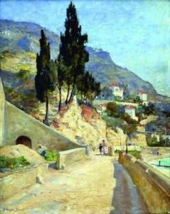 Basse Corniche Vers Monaco by Georges Binet