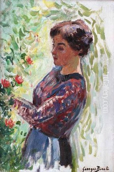 Femme Aux Fleurs - view 1