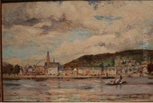 La Seine A Villequiers by Georges Binet