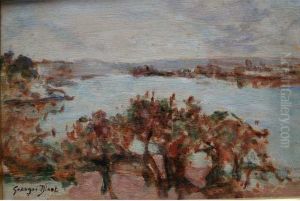 Bord De Seine by Georges Binet