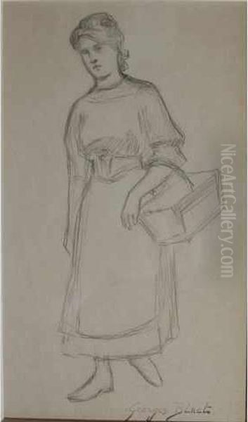 Jeune Femme Au Panier - view 1