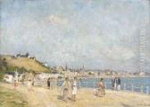 On The Promenade, Le Havre by Georges Binet