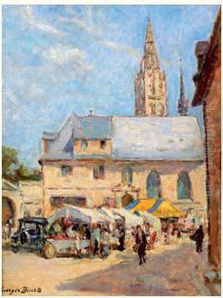 Place Du Marche A Caudebec - view 1