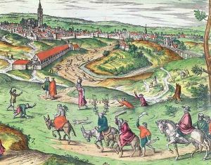 Town Plan of Seville from Civitates Orbis Terrarum