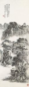 Living In The Mountain by Huang Binhong