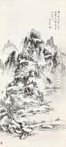 Landscape by Huang Binhong