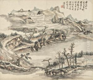 Landscape by Huang Binhong