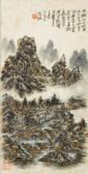 Jialing River Landscape - view 1