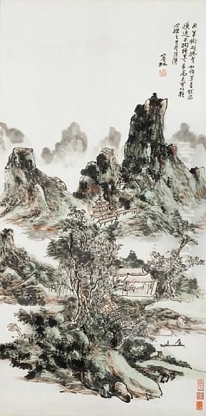 Waterfall Landscape - view 1