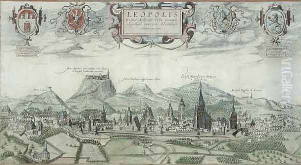 View of Leopolis from Civitates Orbis Terrarum - view 1