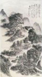 Landscape by Huang Binhong