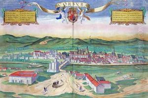 Map of Cordoba from Civitates Orbis Terrarum