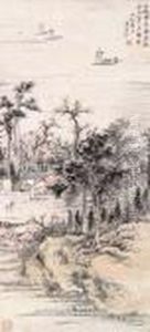 Landscape by Huang Binhong