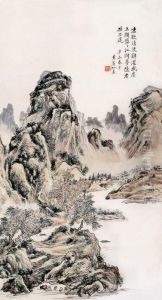 Huang Binhonglandscape by Huang Binhong