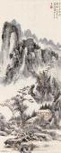 Landscape Of Mount Qiyun by Huang Binhong
