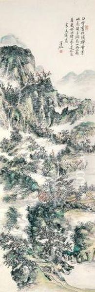 Clear Clouds And Green Mountains - view 1