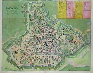 Map of Padua from Civitates Orbis Terrarum