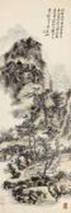 Landscape by Huang Binhong