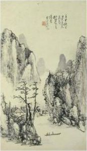 Tranquility Of The Countryside by Huang Binhong