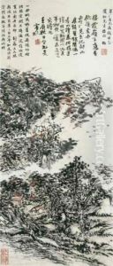 Autumn Landscape by Huang Binhong