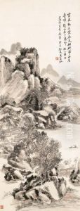 Landscape by Huang Binhong