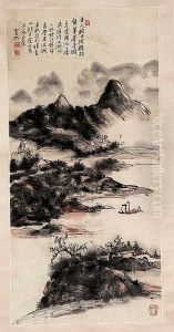 Landscape by Huang Binhong