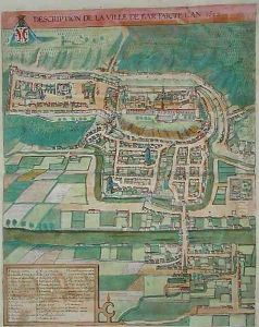 Map of Bar from Civitates Orbis Terrarum Map of Bar from Civitates Orbis Terrarum