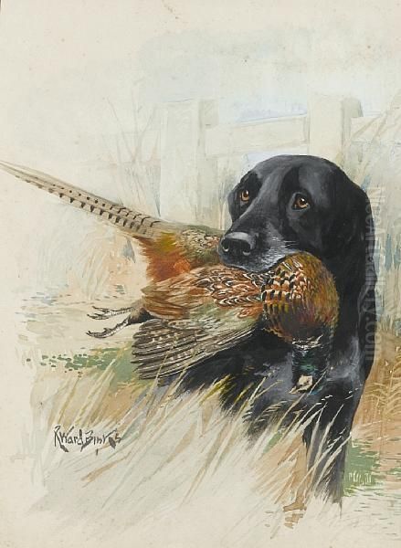 Labrador With Pheasant - view 1