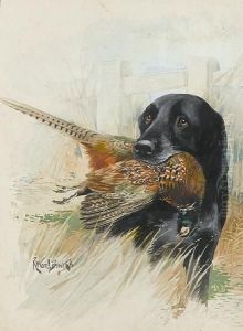 Labrador With Pheasant