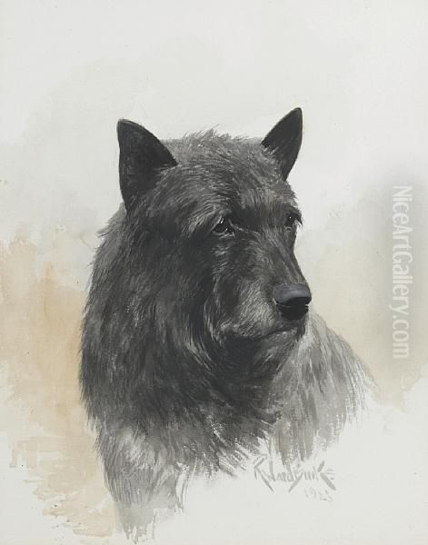 Portrait Of A Black Dog - view 1