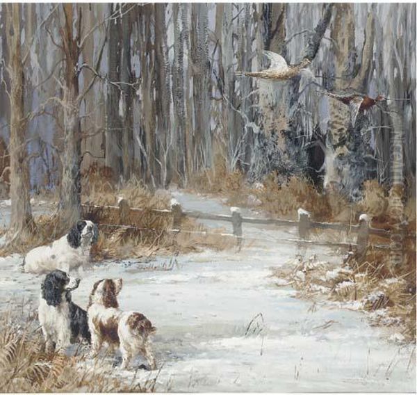 Sandringham Susan And Two Other Spaniels Of George V - view 1