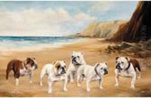 Bulldogs On The Beach by Binks, R. Ward