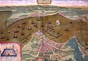 Map of Sund from Civitates Orbis Terrarum