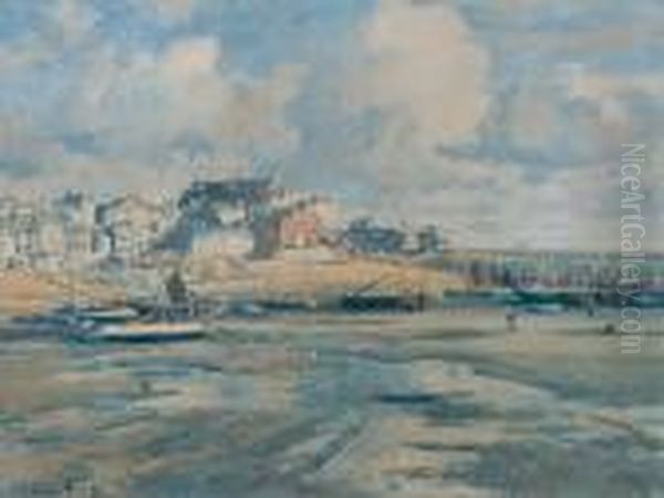 View Across A Cornish Harbour - view 1