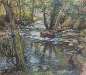 The Dimpled Pool In June, Devon by Samuel John Lamorna Birch
