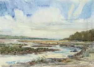 Little Petherick Creek, Cornwall by Samuel John Lamorna Birch