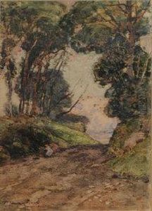 A Lamorna Valley by Samuel John Lamorna Birch