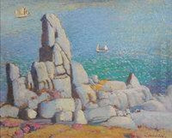 The Coast Near Lamorna - view 1