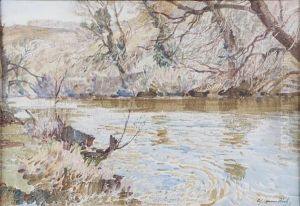 Spring, Devonshire Stream by Samuel John Lamorna Birch
