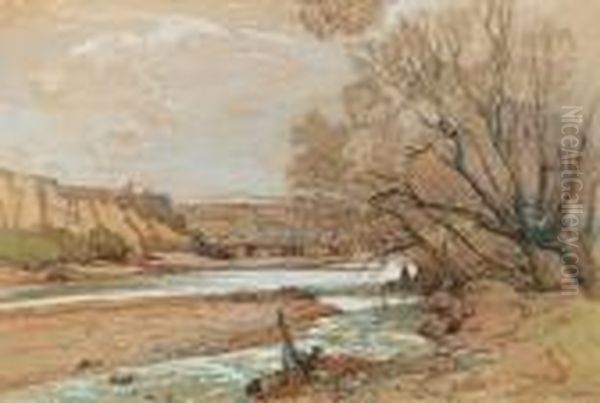 River Landscape In New Zealand - view 1