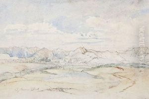 An Extensive Mountainous Landscape by Samuel John Lamorna Birch