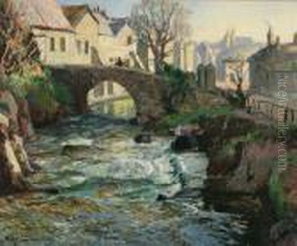 April Morning, Newlyn, Cornwall - view 1