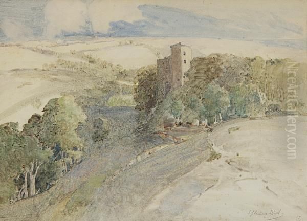 Old Castle Near Selkirk, Scotland - view 1