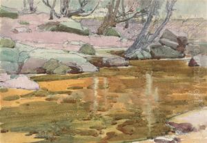 A Quiet Stretch Of The River by Samuel John Lamorna Birch