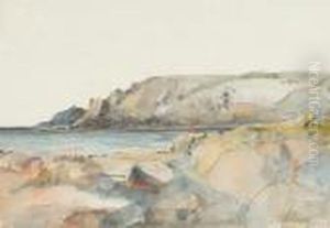 A Coastal Inlet by Samuel John Lamorna Birch