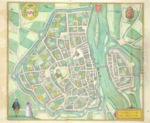 Map of Maastricht from Civitates Orbis Terrarum